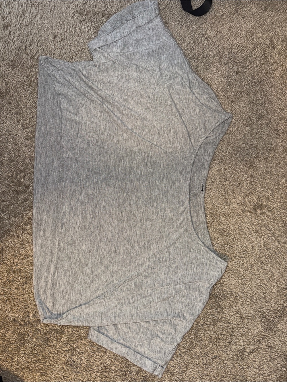 SHEIN Light Gray Short Sleeve Cropped Tee